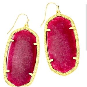 RETIRED STYLE + COLOR - Kendra Scott Gold Maroon Jade Danielle’s